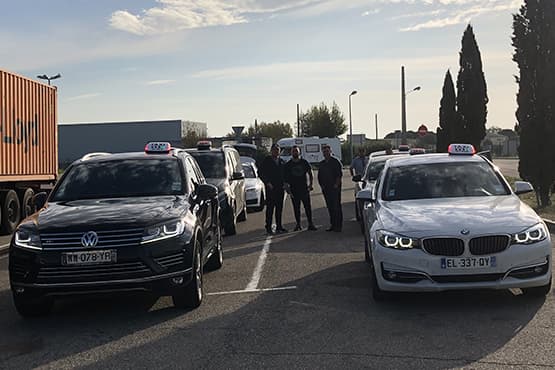 Une équipe de chauffeurs de taxi professionnels à Istres dans les Bouches-du-Rhône
